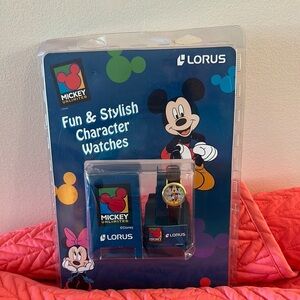 New in Package Vintage Lorus Disney Mickey Mouse Character Watch